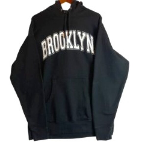 INDEPENDENT TRADING CO UNISEX BLACK LONG SLEEVE BROOKLYN HOODIE SIZE XL - Picture 1 of 7